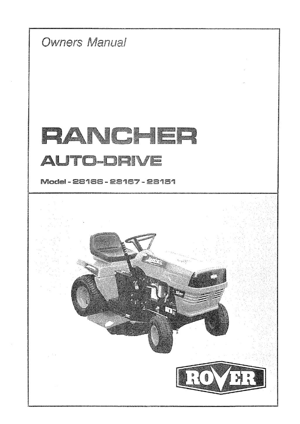 Picture of: Bedienungsanleitung Rover Rancher  ( Seiten)