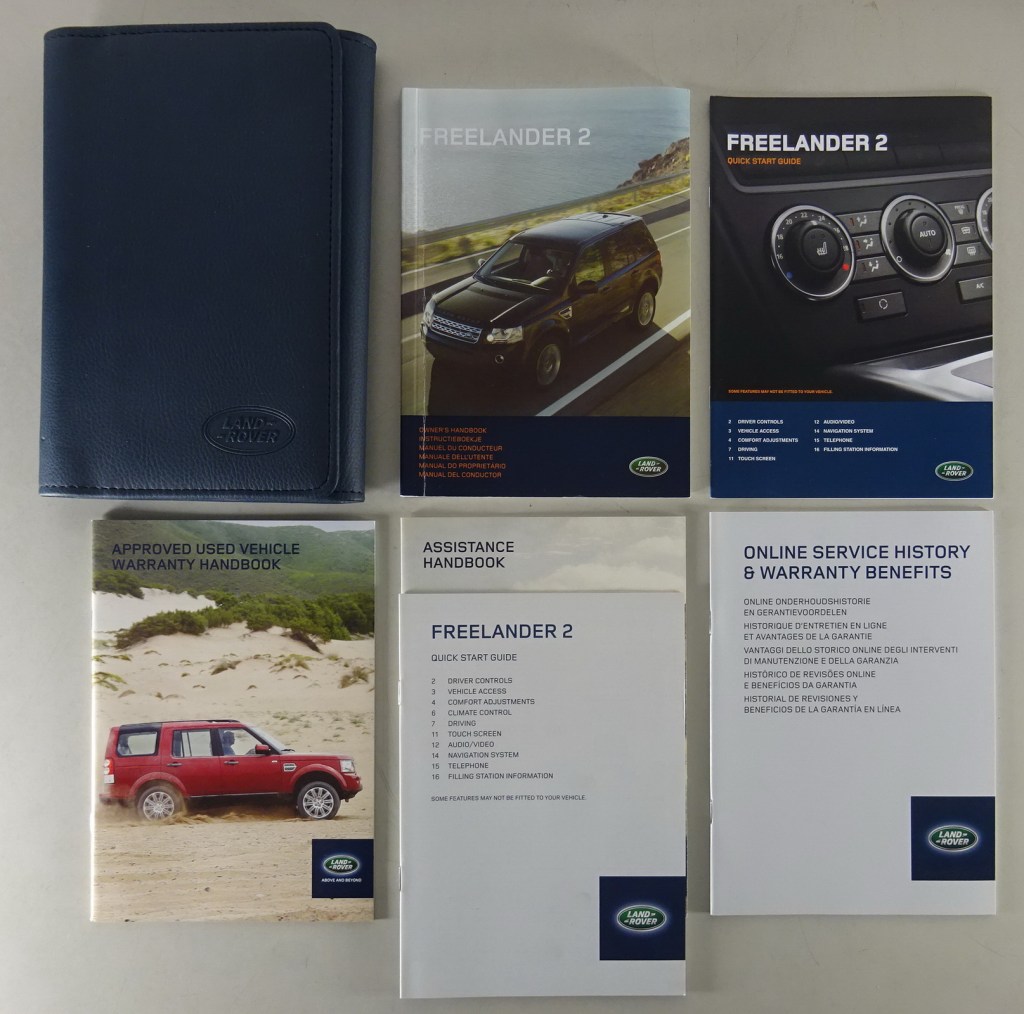Picture of: Bordmappe + Handbuch  Owner’s manual + wallet Land Rover Freelander  von  01