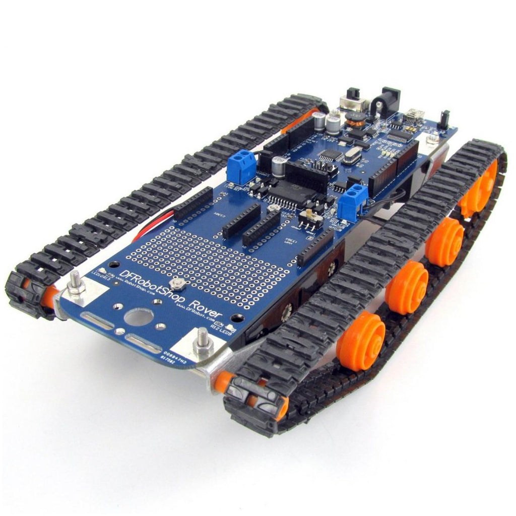 Picture of: DFRobotShop Rover V – Arduino kompatibler, Ketten-Roboter (Basic Kit)