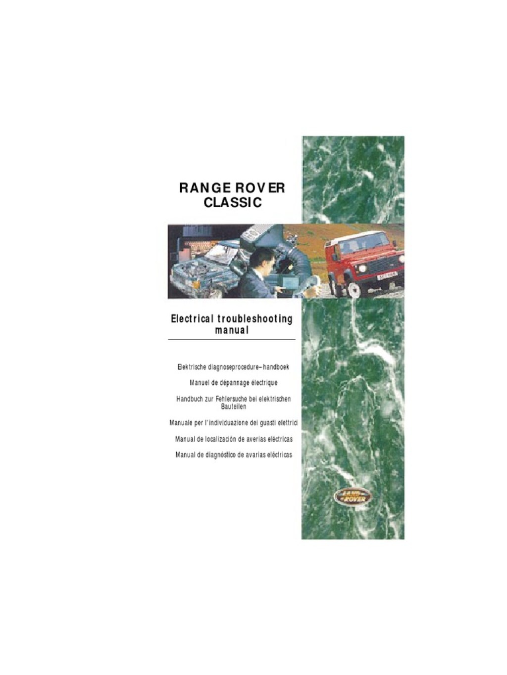 Picture of: Elektrishce Handboek – Range Rover   PDF