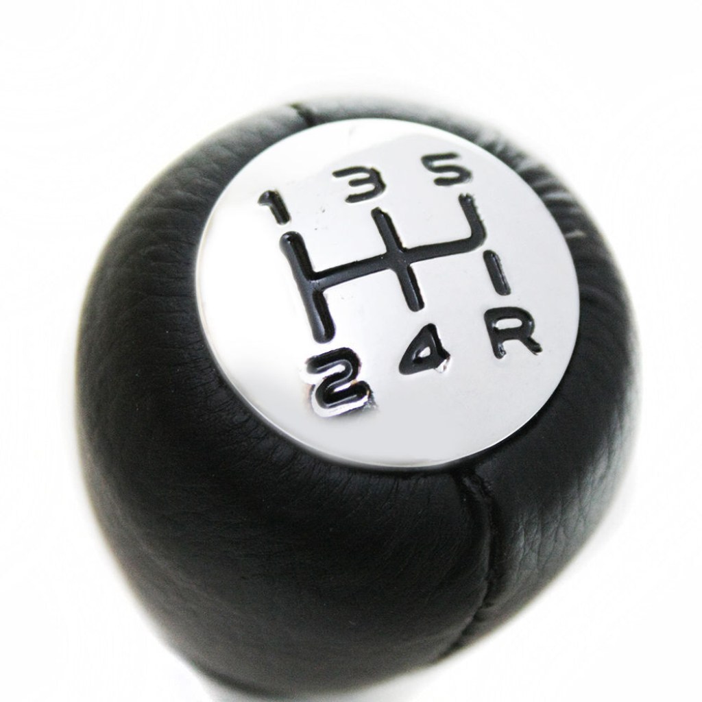 Picture of: Gear Shift Knob Leather For Land Rover Freelander Discovery  Speed Manual