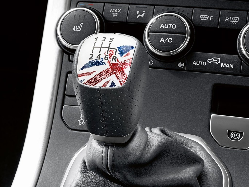Picture of: Gear Shifter – Union Jack, Colour, Manual