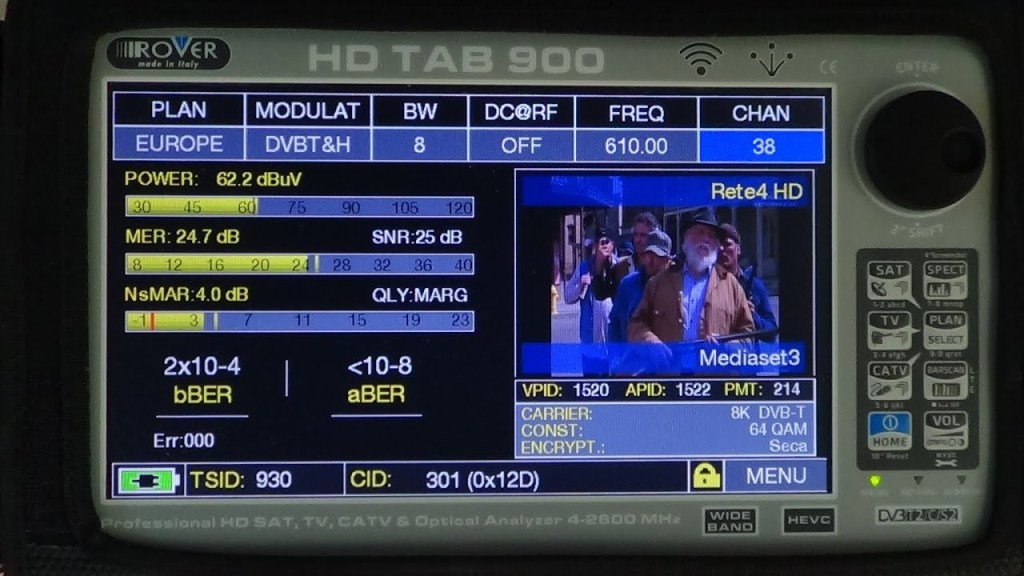 Picture of: HD TAB  &  series – TV measurements – First part – Rev