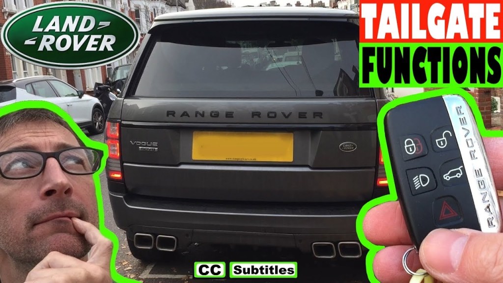 Picture of: How to open Tailgate on Range Rover and Range Rover Tailgate Functions