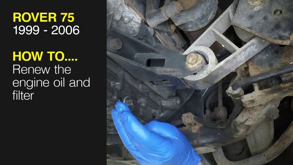 Picture of: How to Renew the engine oil and filter on the Rover   to