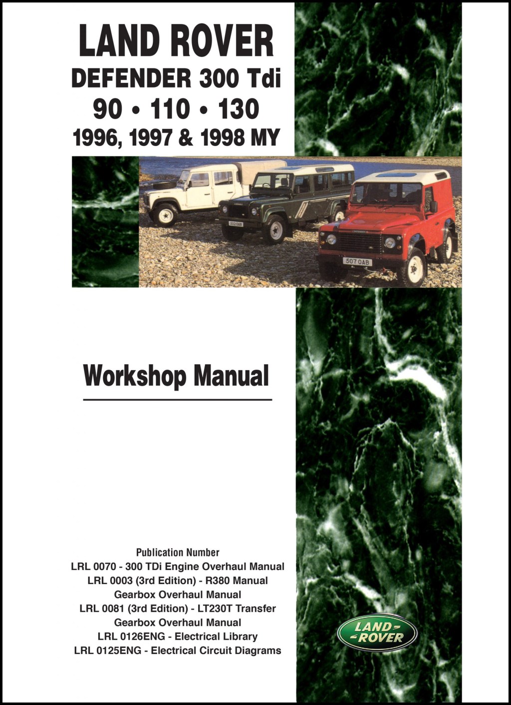 Picture of: Land Rover, Defender Diesel Tdi , Workshop Manual , – MY