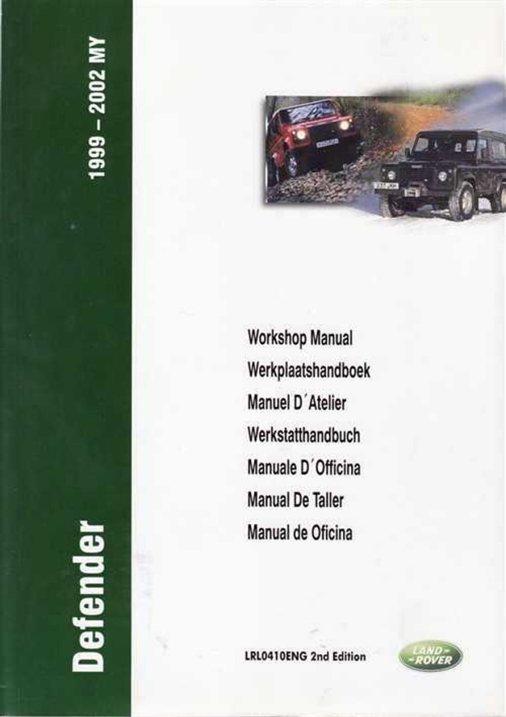 Picture of: Land Rover Defender TD  –  Workshop Manual