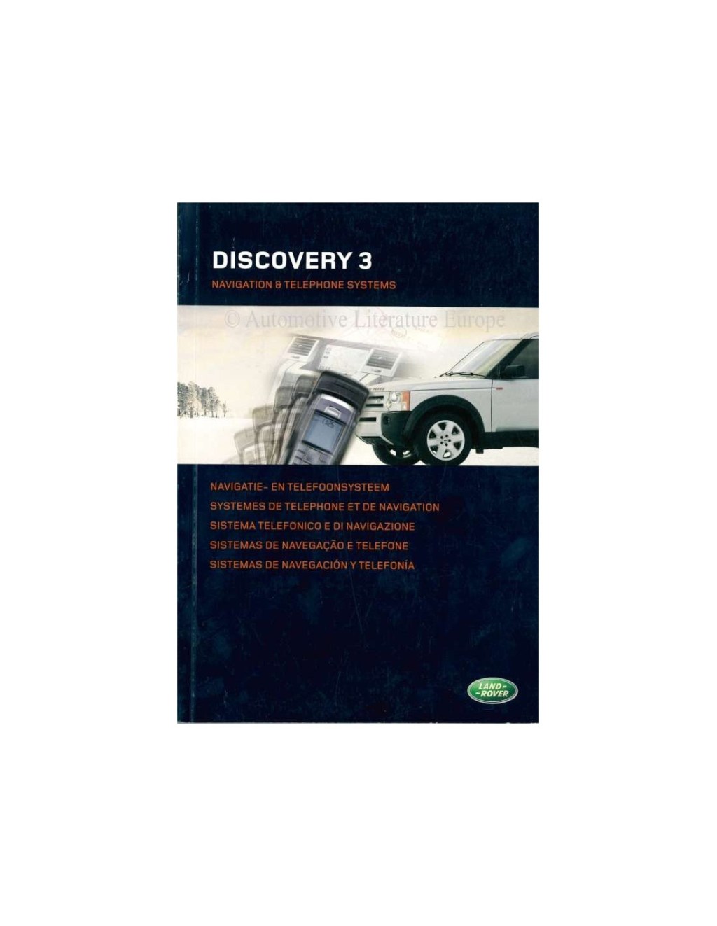 Picture of: LAND ROVER DISCOVERY  NAVIGATIONS- UND TELEFONSYSTEM OWNERS M