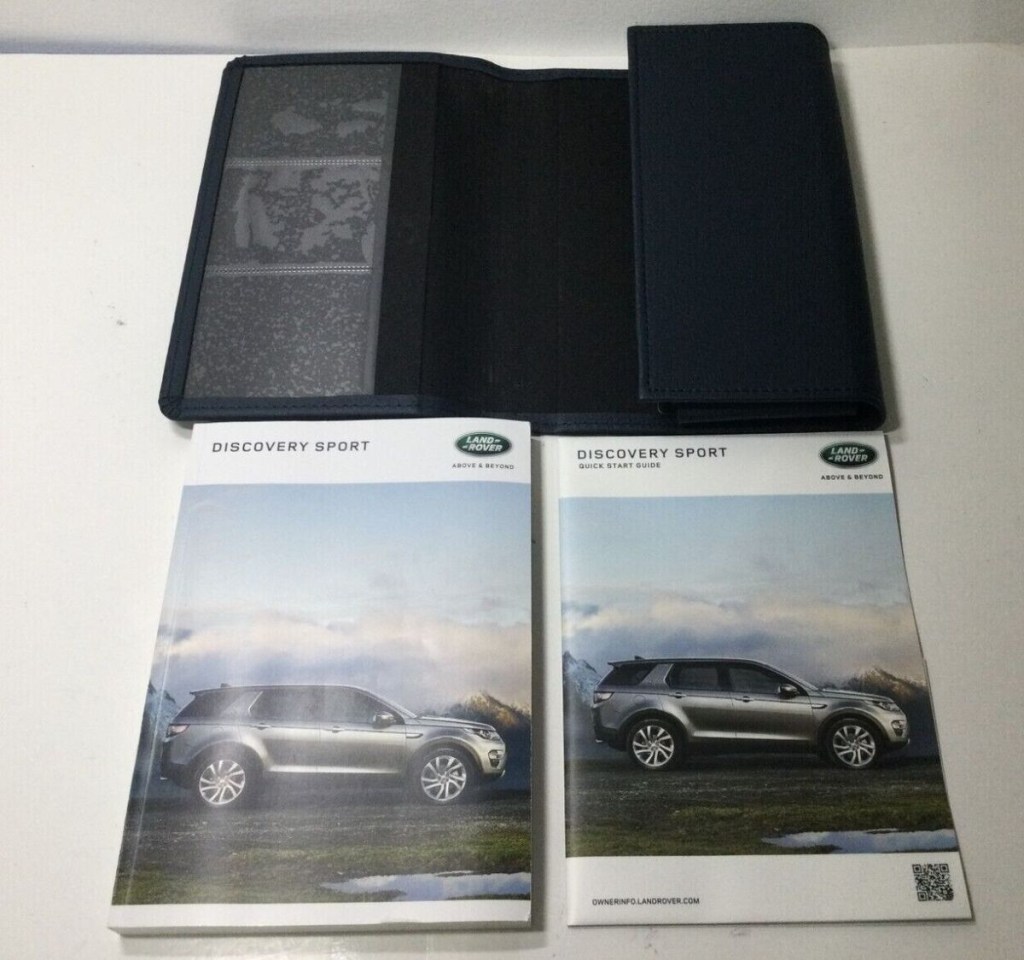 Picture of: LAND ROVER DISCOVERY SPORT OWNERS MANUAL WITH CASE
