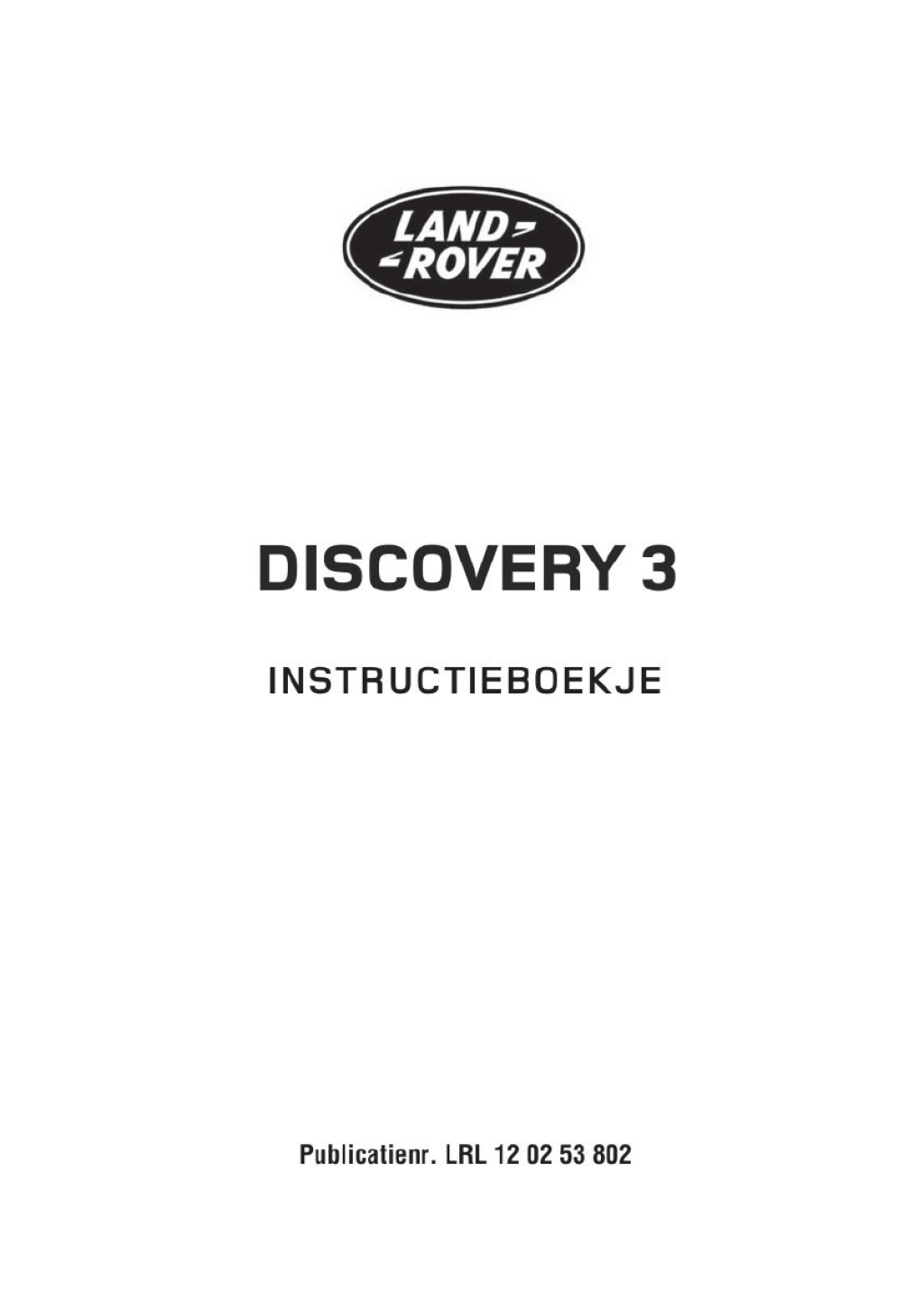 Picture of: Land Rover Discovery  () user manual ( pages)