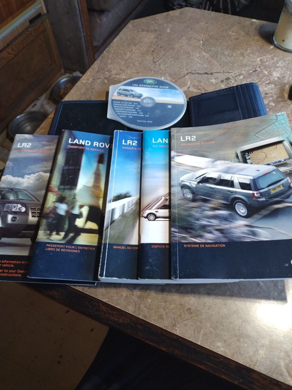 Picture of: Land Rover LR Owners Manual With Case OEM Owner’s Drivers Handbook