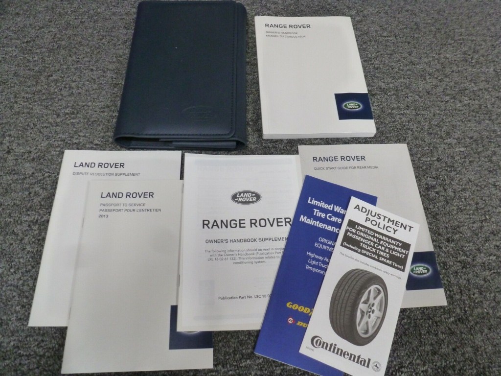 Picture of: Land Rover Range Rover Owner Manual Set HSE Supercharged Autobiography