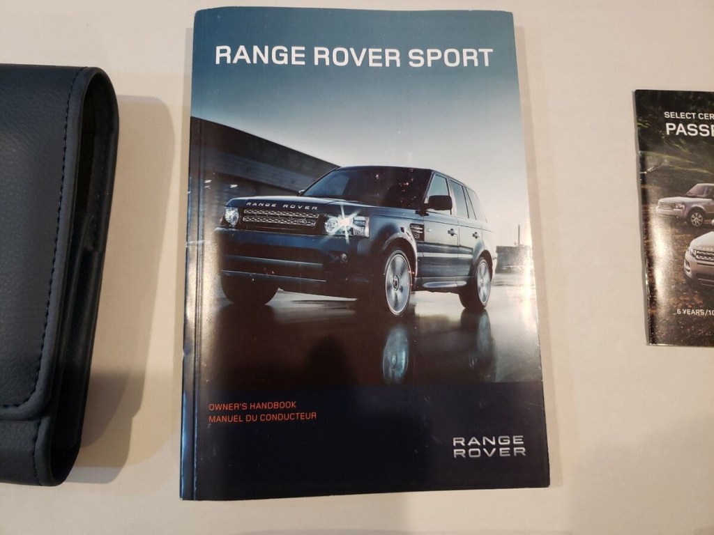 Picture of: LAND ROVER RANGE ROVER SPORT OWNERS MANUAL EXCELLENT CONDITION FREE  SHIP