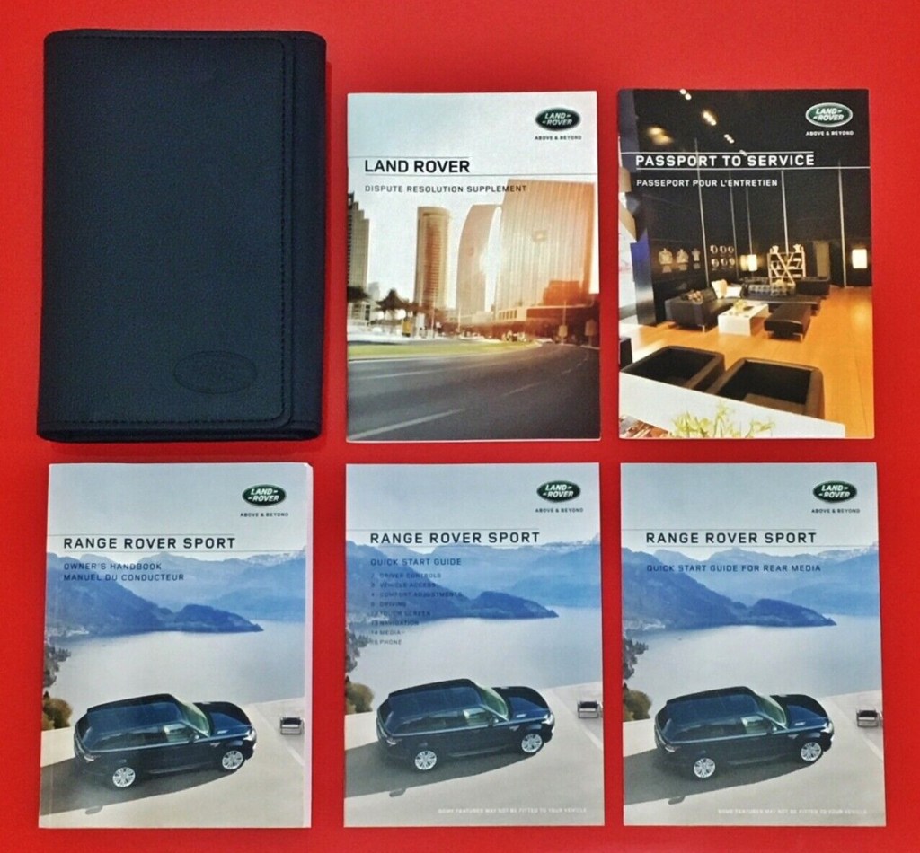 Picture of: Land Rover Range Rover Sport Owners Manual Set Owner&