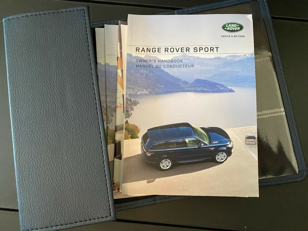 Picture of: LAND ROVER RANGE ROVER SPORT OWNERS MANUAL SET WITH CASE