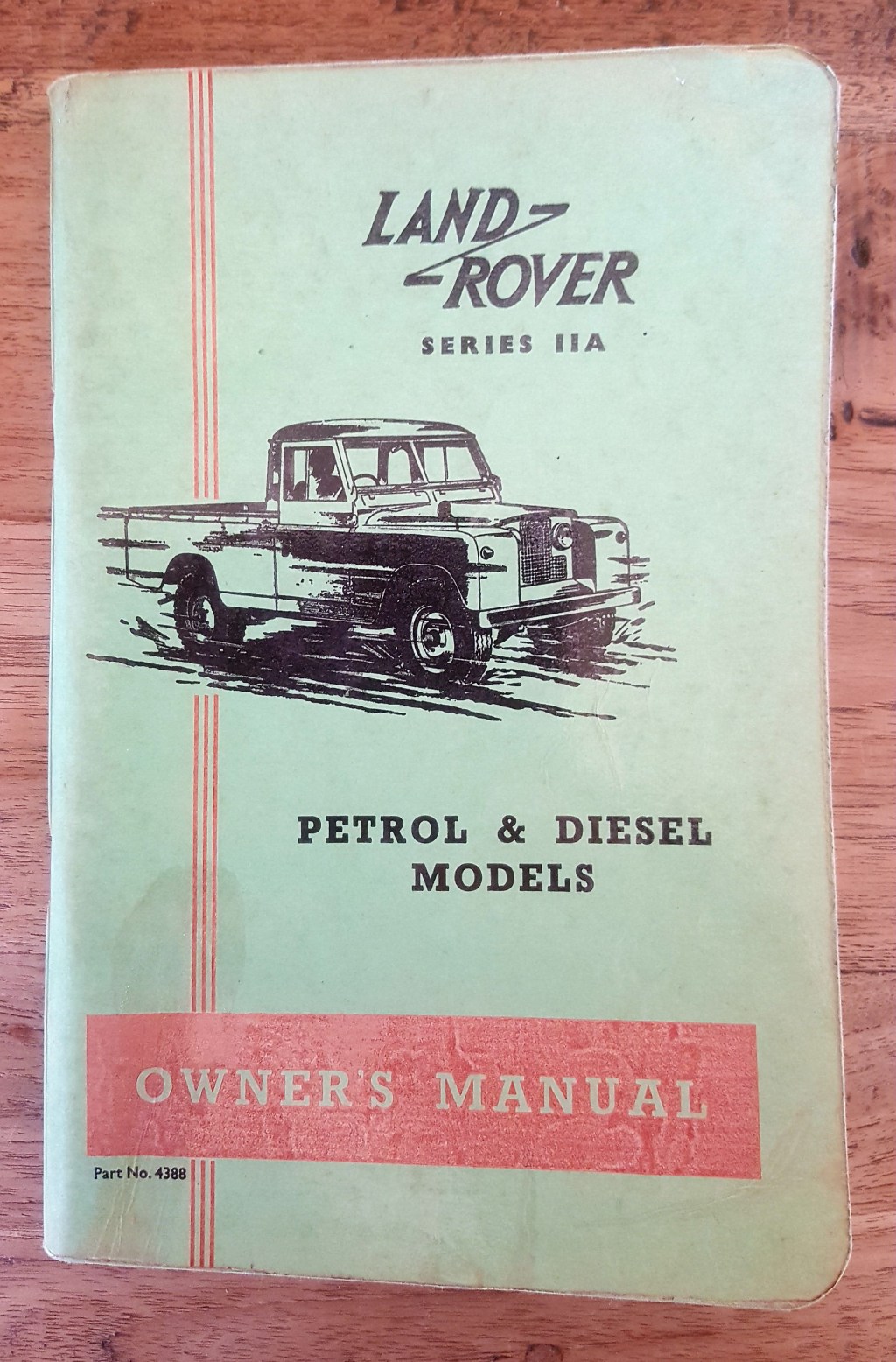 Picture of: Land Rover Series a Owner’s Manual    petrol & diesel