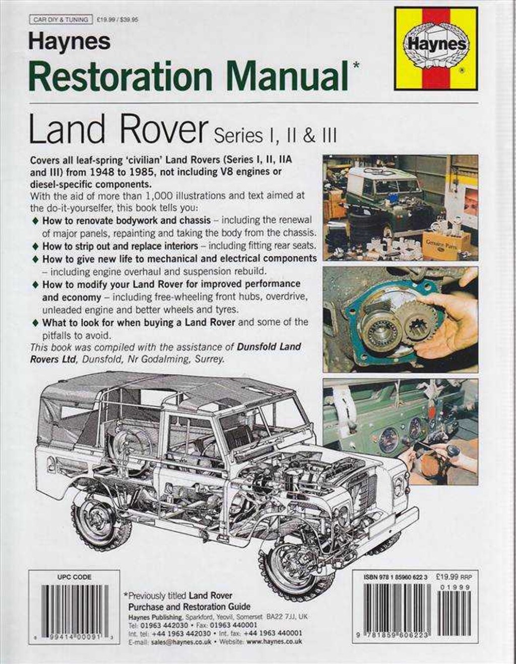 Picture of: Land Rover Series I, II and III – Restoration Manual