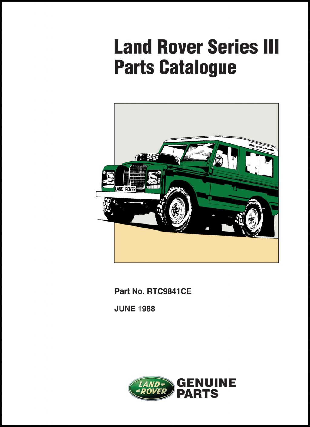 Picture of: Land Rover , Series  , Parts Catalogue