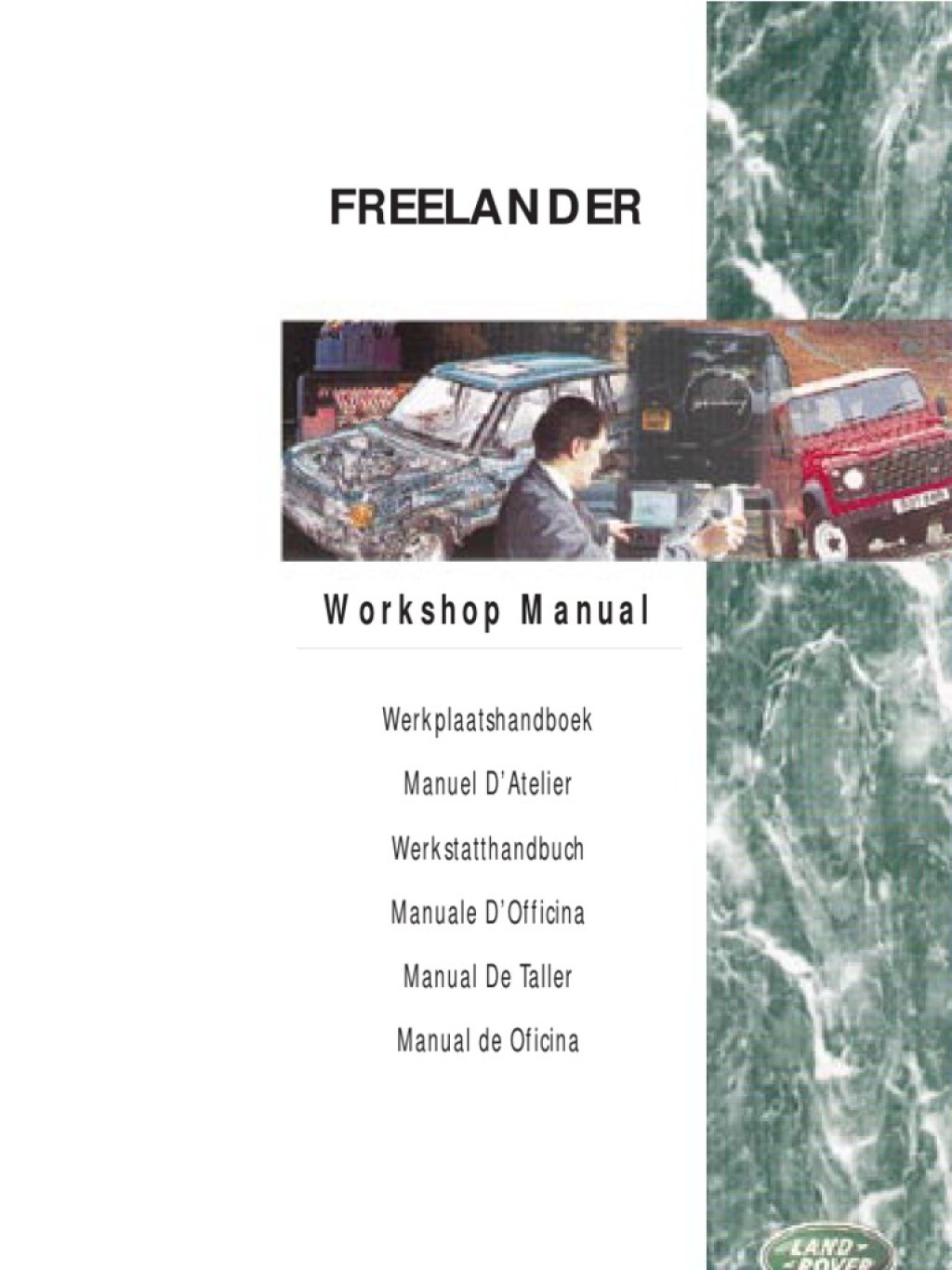 Picture of: Landrover Freelander Werkstatthandbuch  PDF