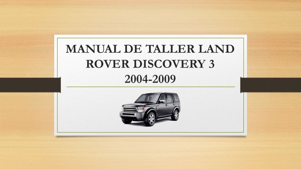 Picture of: MANUAL DE TALLER LAND ROVER DISCOVERY  –