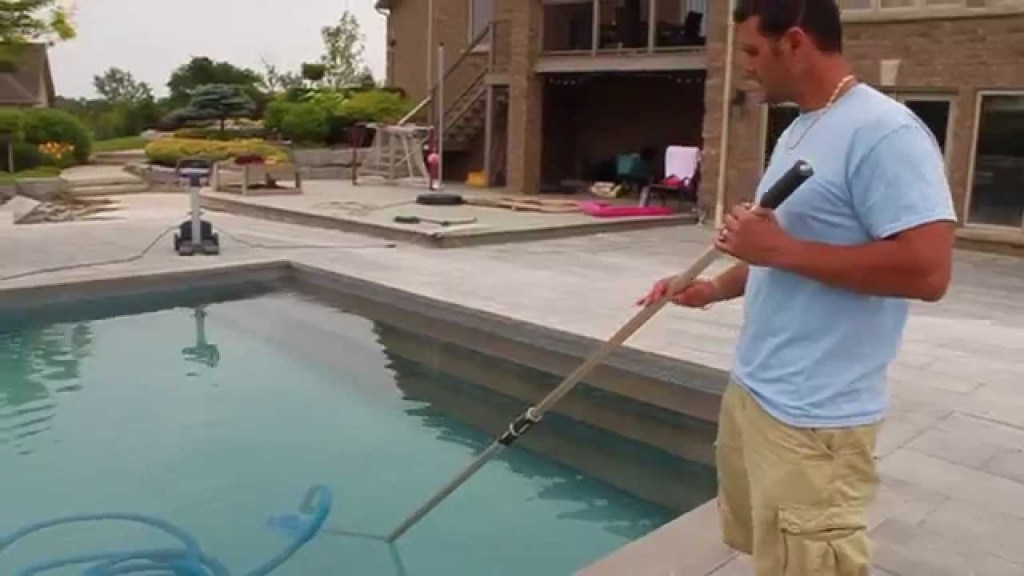 Picture of: Manual pool vacuum instructions by Matt Cicciarella, President of Creative  Pools and Landscaping.