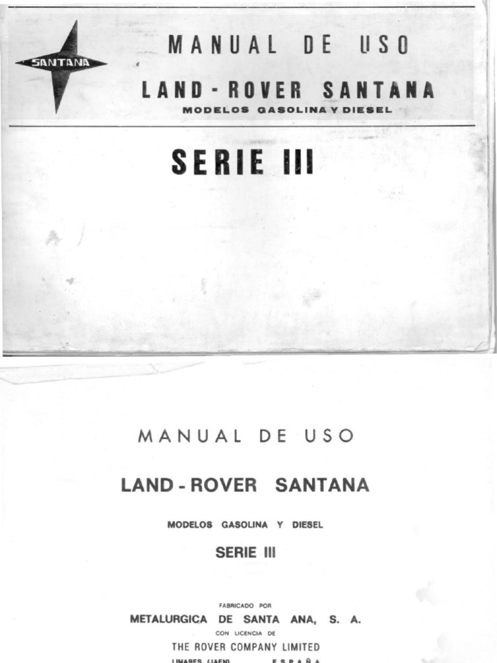 Picture of: Manual Usuario Santana Serie III  PDF
