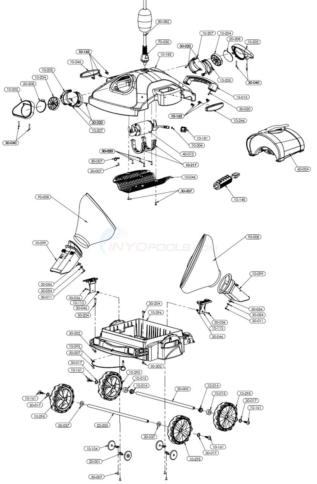 Picture of: Pool Rover S- Parts – INYOPools