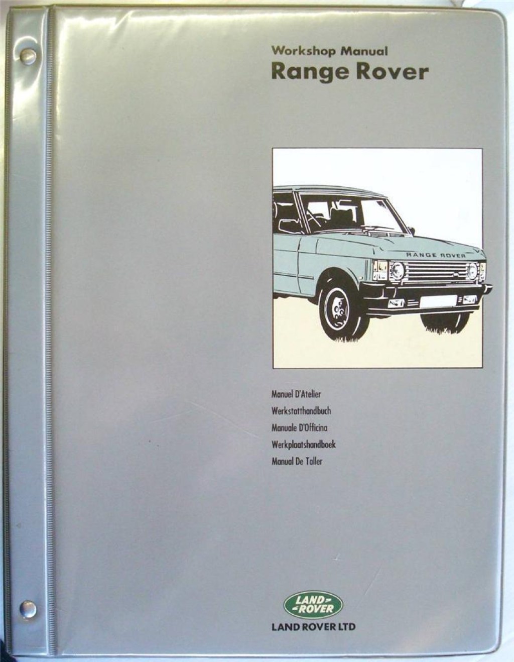 Picture of: RANGE ROVER – Car Owners Workshop Manual – # SRRENWM –   eBay
