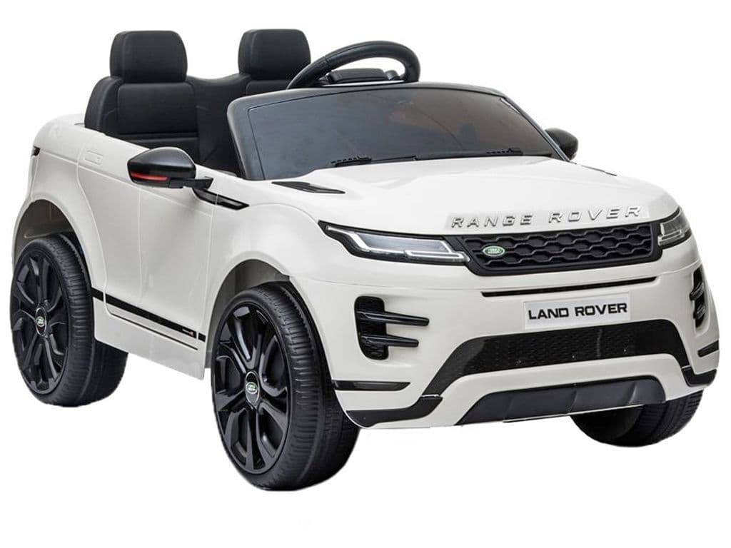 Picture of: Range Rover Evoque Licensed v Electric Ride on Car White with Parental  Control