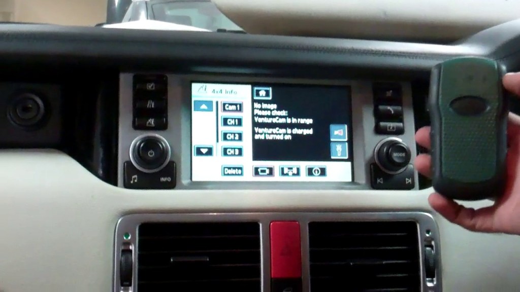 Picture of: Range Rover L Venture Cam pairing and use