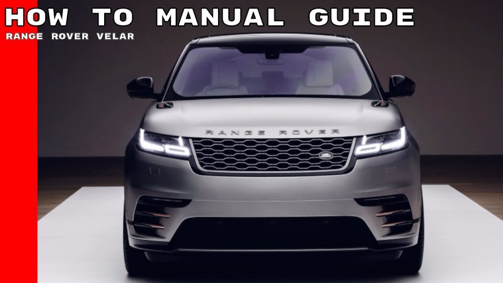 Picture of: Range Rover Velar Features & Options Manual Guide How To