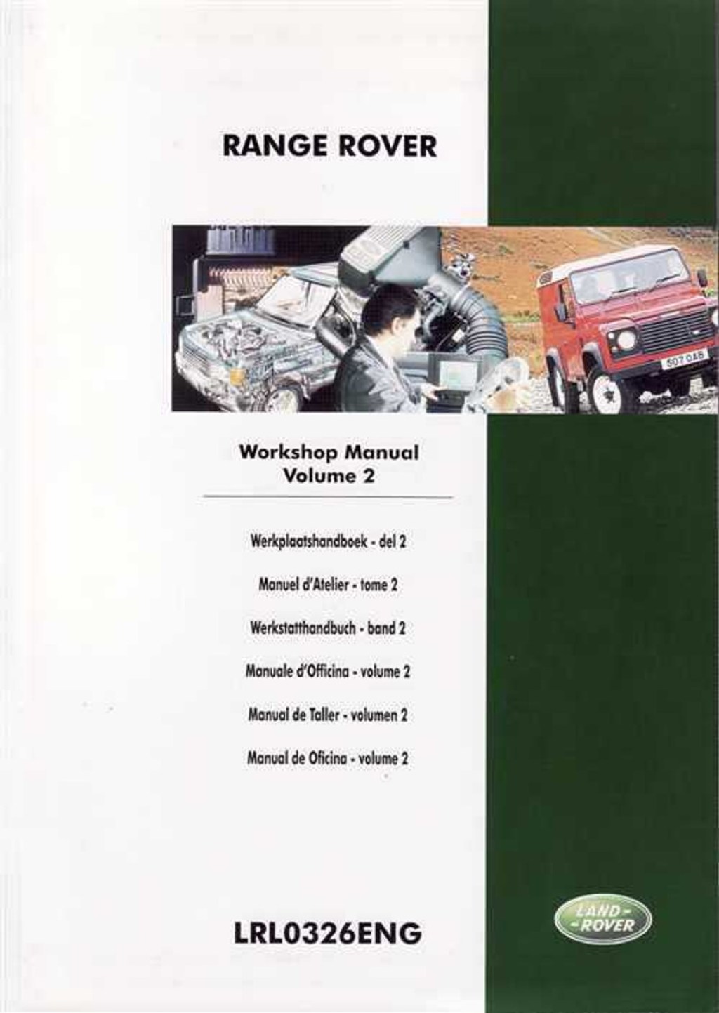 Picture of: Range Rover  –  Workshop Manual ( Volumes)