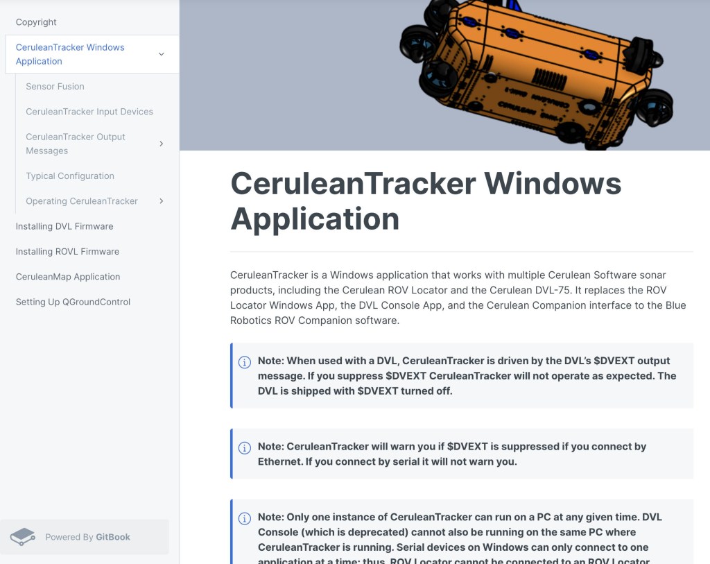 Picture of: ROV Locator Support Documents – ceruleansonar