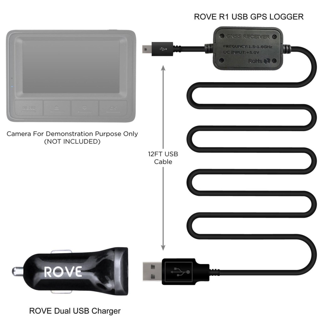 Picture of: ROVE R GPS Logger – ROVE Dash Cam