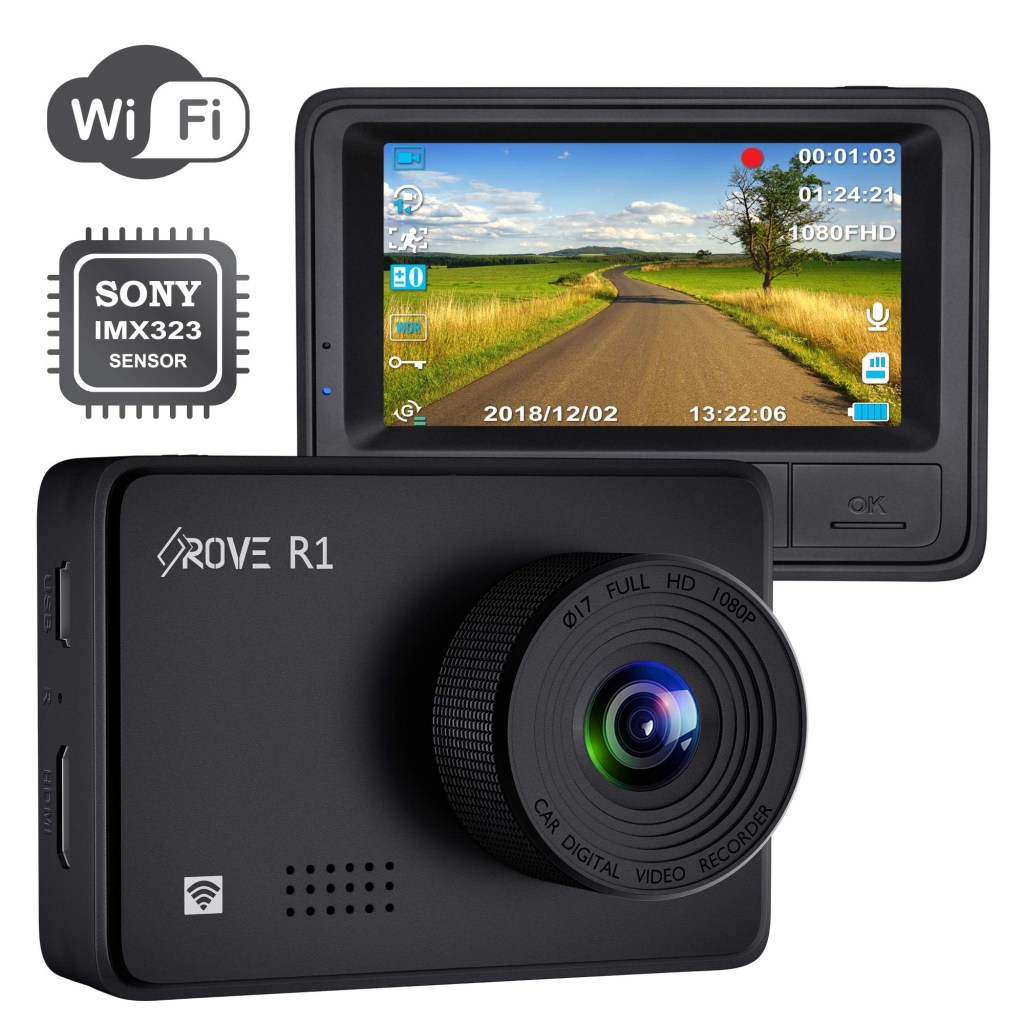 Picture of: Rove R WiFi Dash Cam 080P FHD Built in Sony CMOS Sensor Car