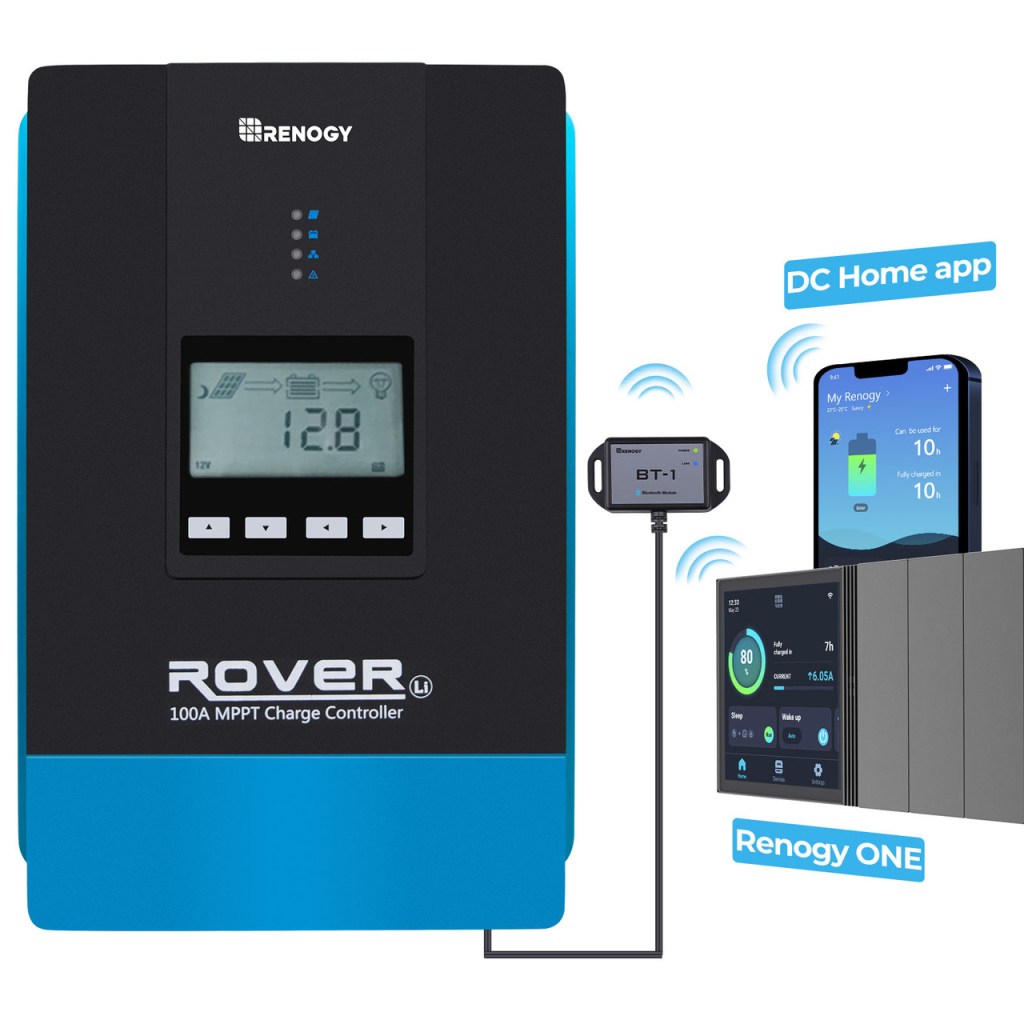 Picture of: Rover  Amp MPPT Solar Charge Controller