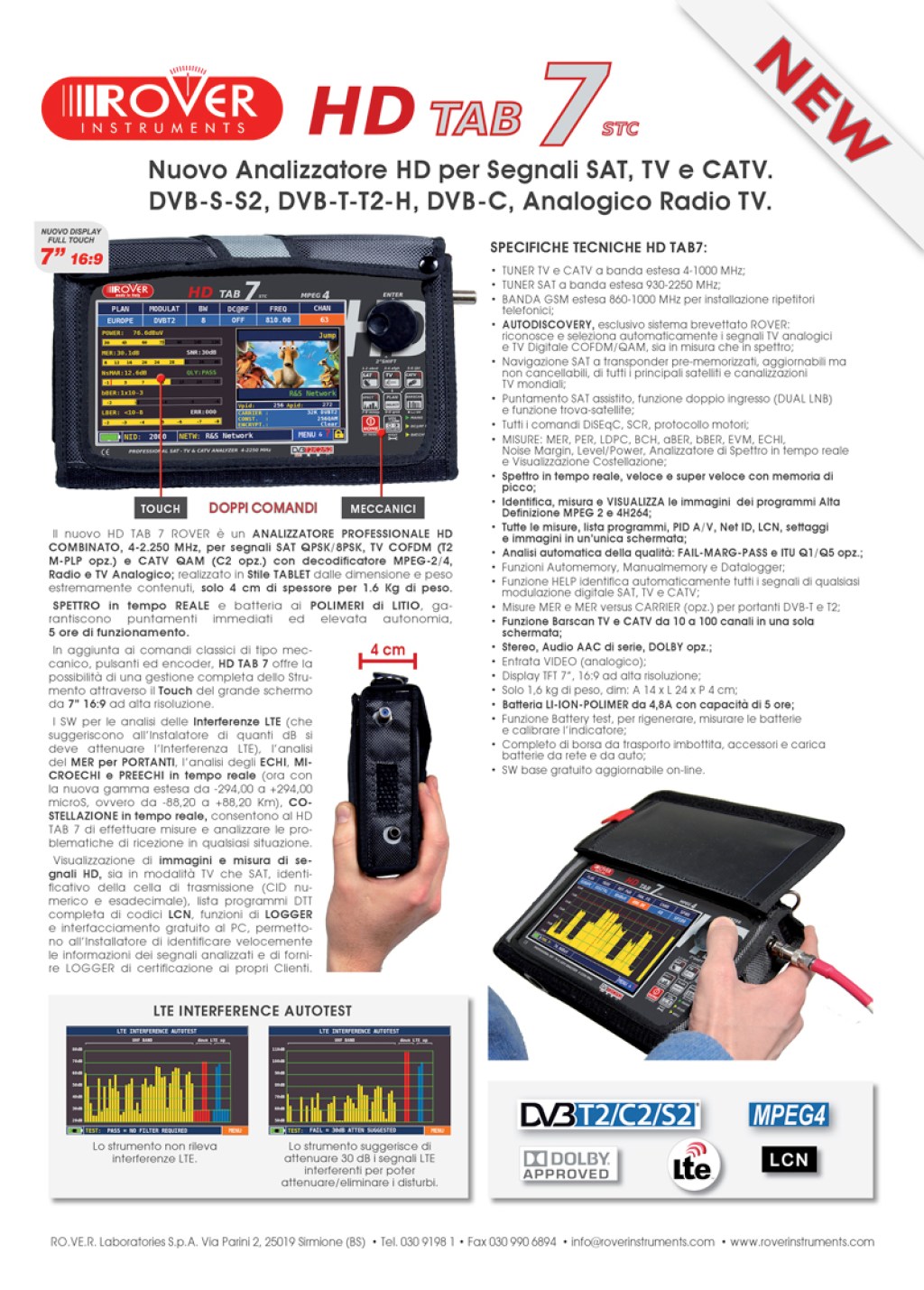 Picture of: ROVER HD TAB  STC advertorial – Rover Laboratories