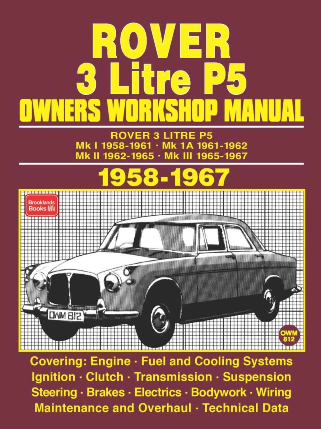 Picture of: Rover  Litre P Owners Workshop Manual 198- – ROVERP