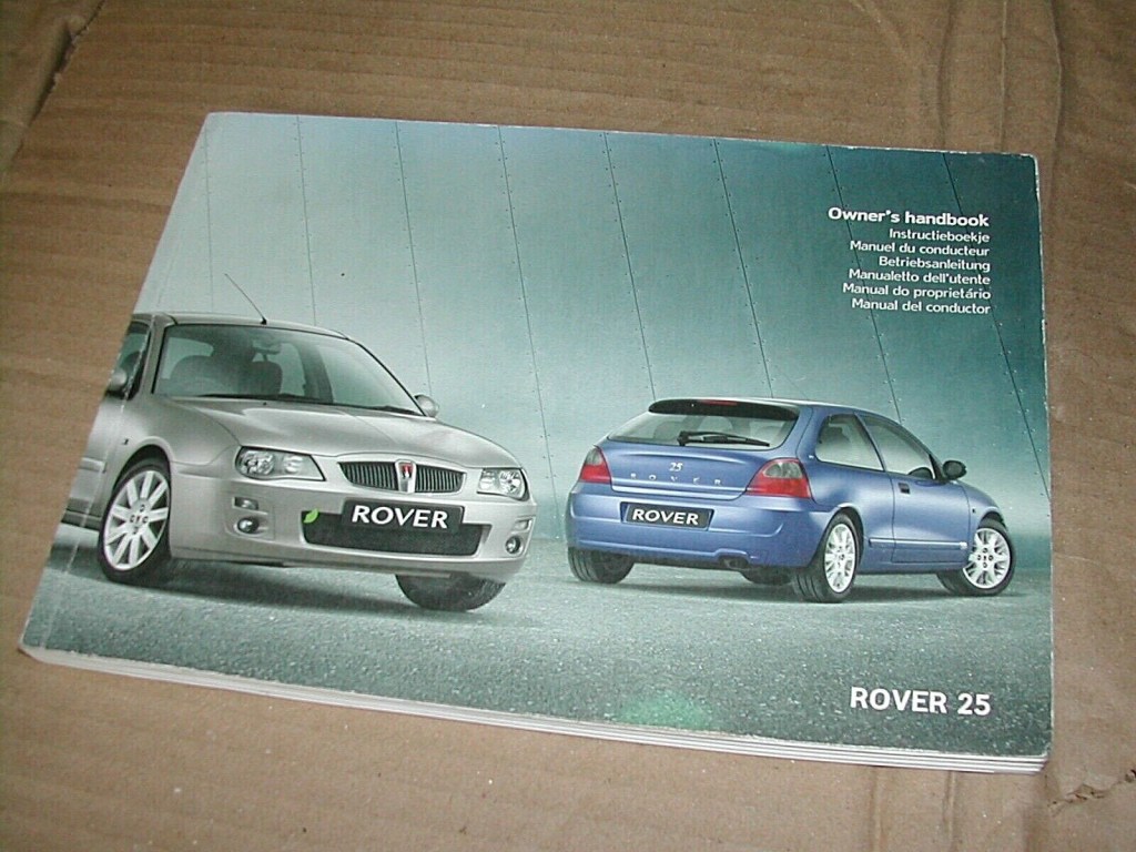Picture of: Rover   on Facelift Owners handbook manual