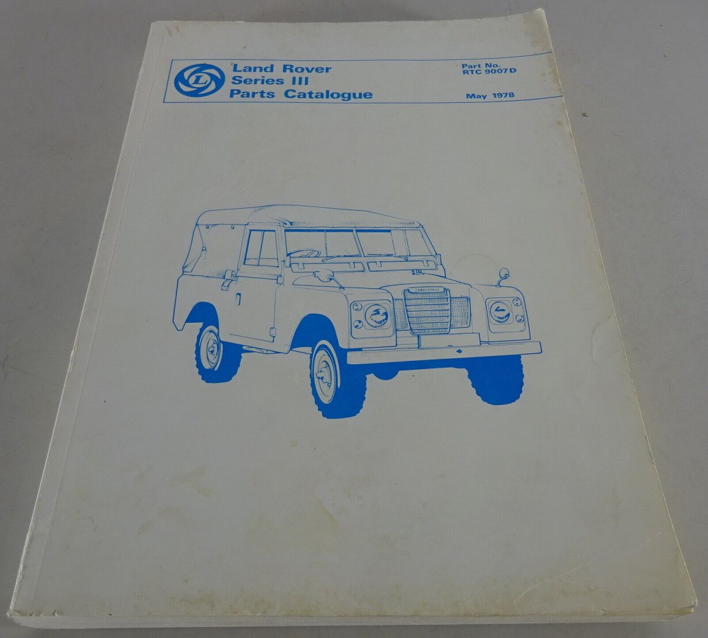 Picture of: Teilekatalog / Parts Catalogue Land Rover Serie III Stand /