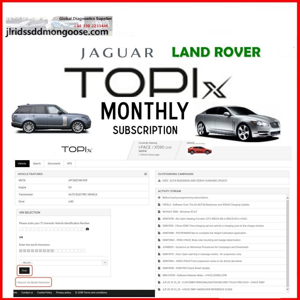 Picture of: topix register land rover topix subscription costs land rover