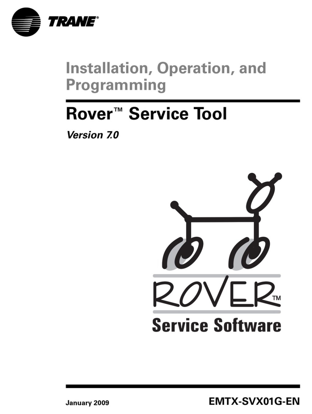 Picture of: TRANE ROVER INSTALLATION, OPERATION, AND PROGRAMMING Pdf Download