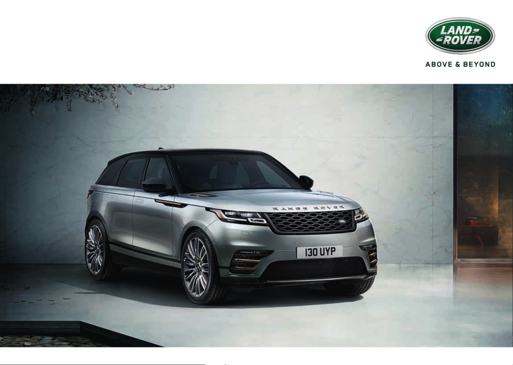 Picture of: User manual Land Rover Range Rover Velar () (English –  pages)