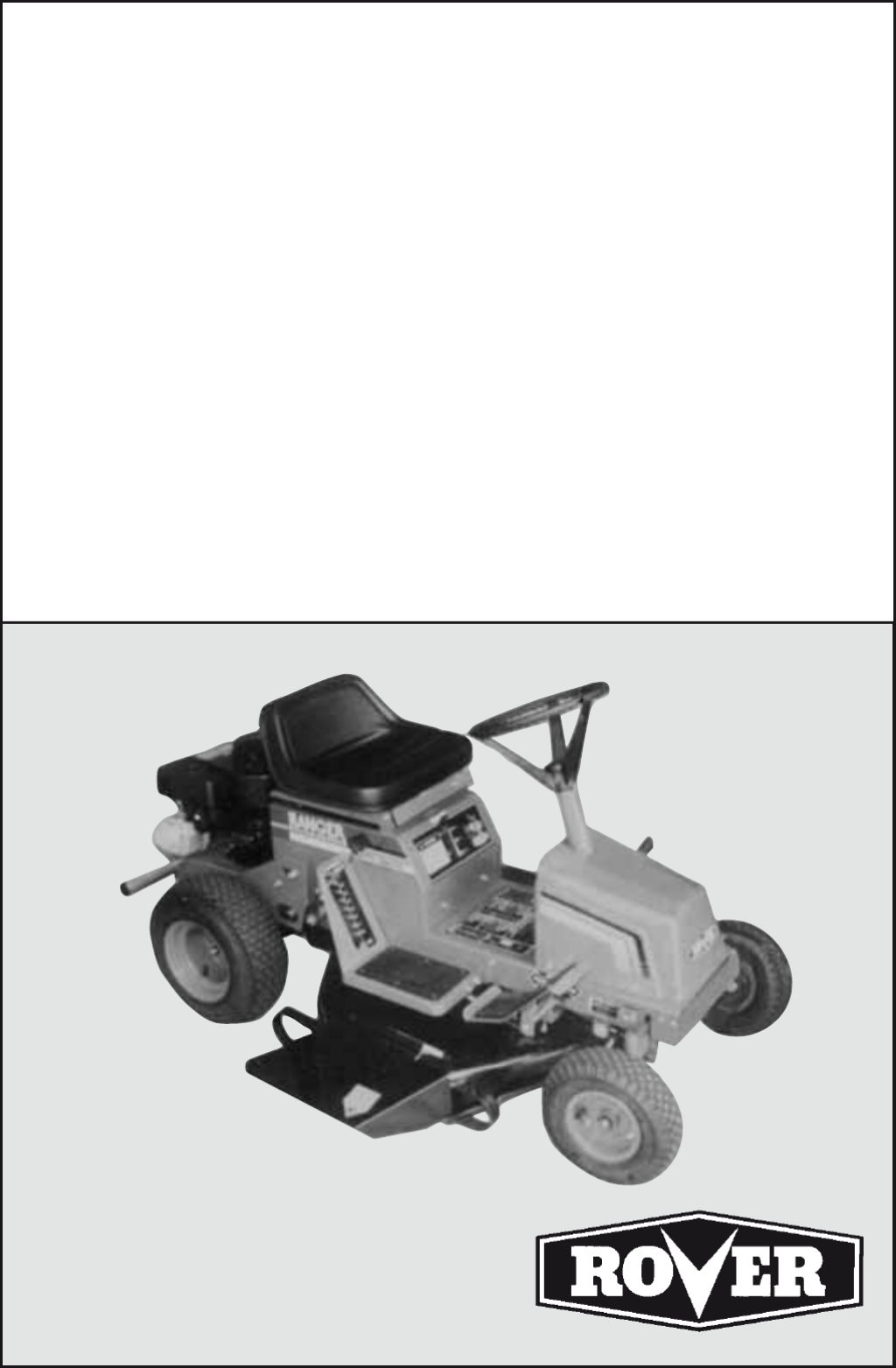 Picture of: User manual Rover Ranger  (English –  pages)