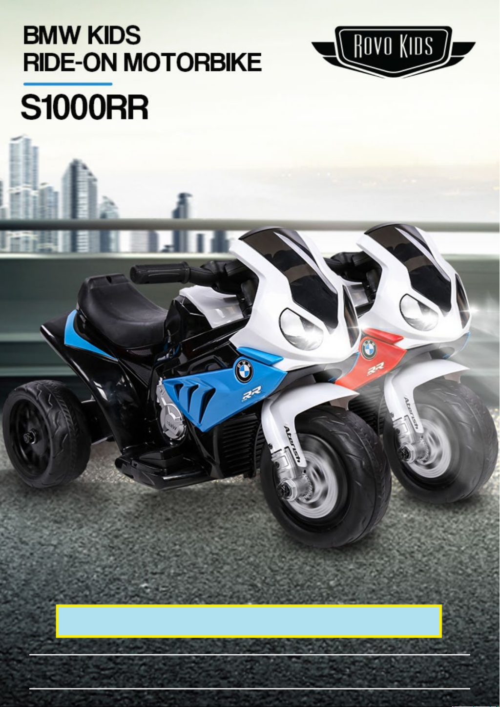 Picture of: User manual Rovo Kids BMW SRR (English –  pages)