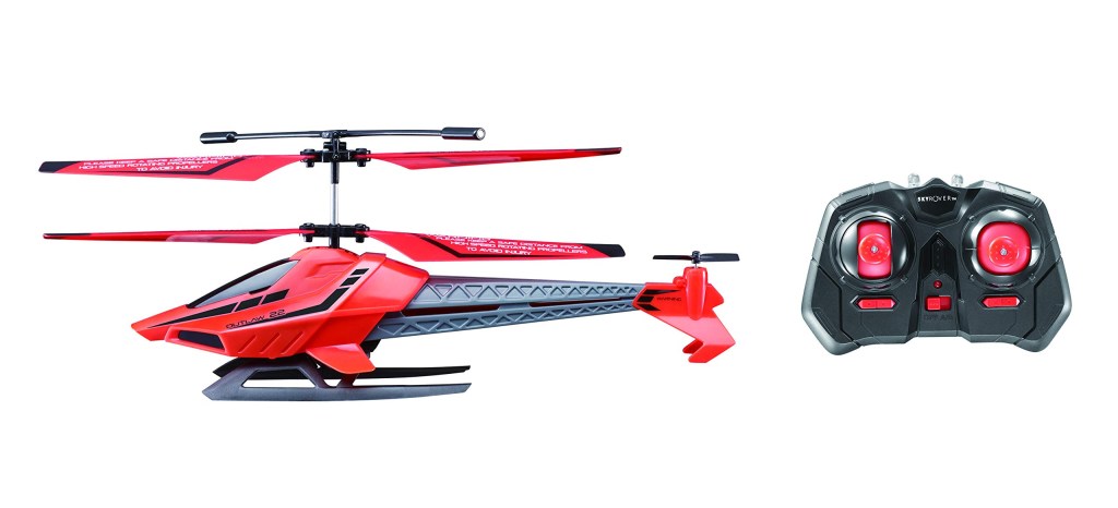 Picture of: Alpha Group Sky Rover Outlaw RC Helicopter Indoor Remote Control Vehicle  with Gyro & Lights, Red, Standard