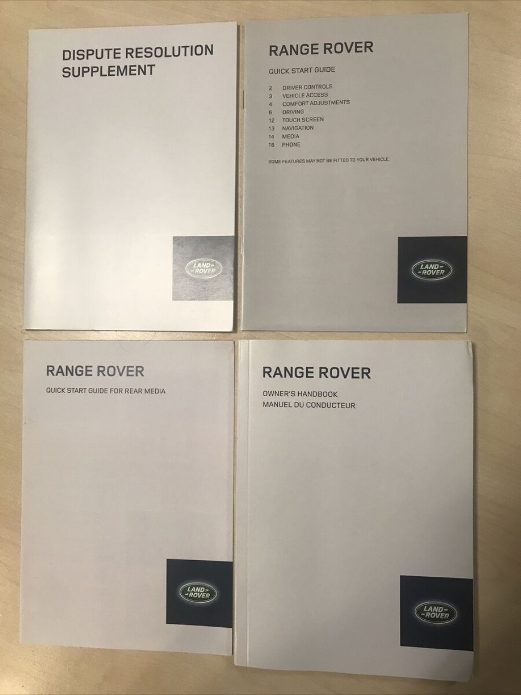 Picture of: Bordmappe + Handbuch  Owner&#;s manual Range Rover Sport Stand