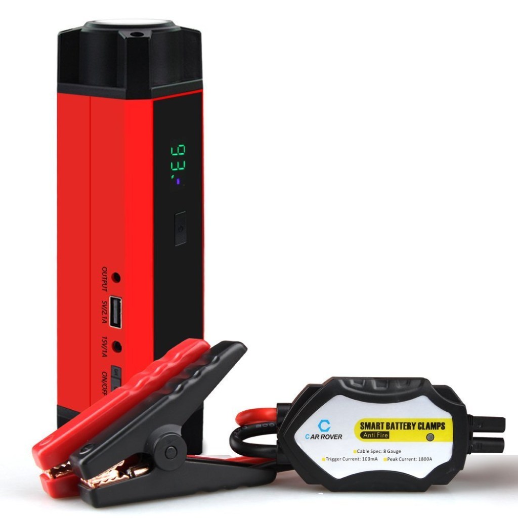 Picture of: Car Rover A Peak Portable Car Jump Starter Phone Power Bank