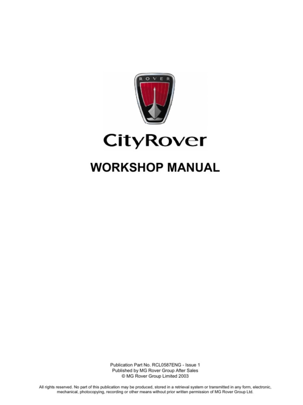 Picture of: CityRover Workshop Manual  PDF  Throttle  Fuel Injection