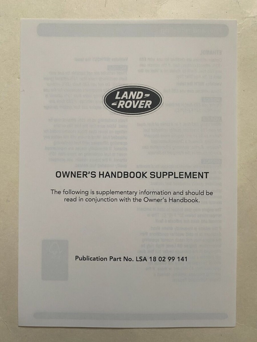 Picture of: Land Range Rover SPORT HSE SE Owners Manual + Rear Media Guide Book Set